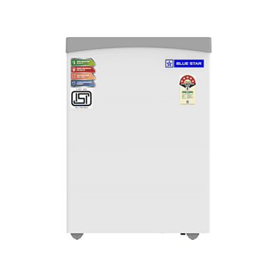 Front look of Blue Star Glass Top Deep Freezer-GT5-130NP Front look of Blue Star Glass Top Deep Freezer-GT5-130NP
