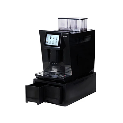 Atlantis Brew automatic bean-to-cup coffee machine, front view.