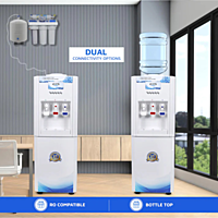 Dual Connectivity Options: Bottle Top and RO Compatible Dual Connectivity Options: Bottle Top and RO Compatible