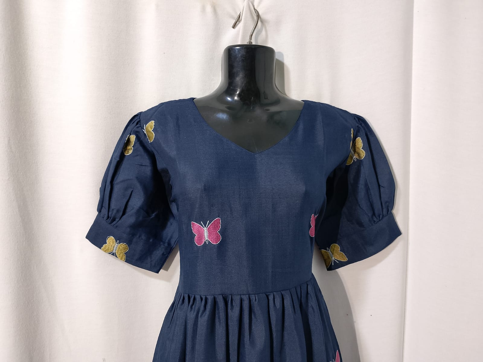 D22: Ready To Ship Beautiful Butterfly Desgin Frock