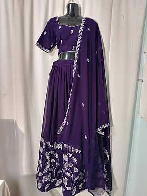 C236: Ready To Ship Beautiful Georgette Lehenga Set