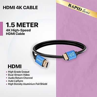 Zebion HDMI Cable 1.5 M Rapid