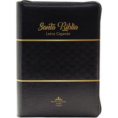 Santa Biblia Manual Letra Gigante Imitación Piel, Negra 14 puntos Santa Biblia Manual Letra Gigante Imitación Piel, Negra 14 puntos