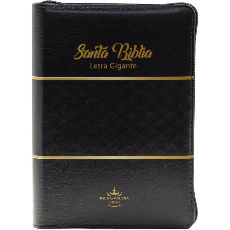 Santa Biblia Manual Letra Gigante Imitación Piel, Negra 14 puntos Santa Biblia Manual Letra Gigante Imitación Piel, Negra 14 puntos