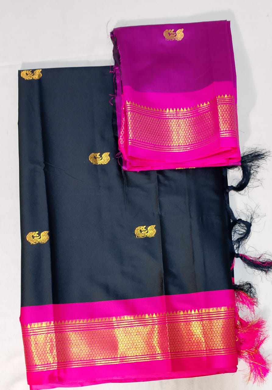 C152: Ready To Ship Beautiful Soft Sill Saree With Unstitched Blouse