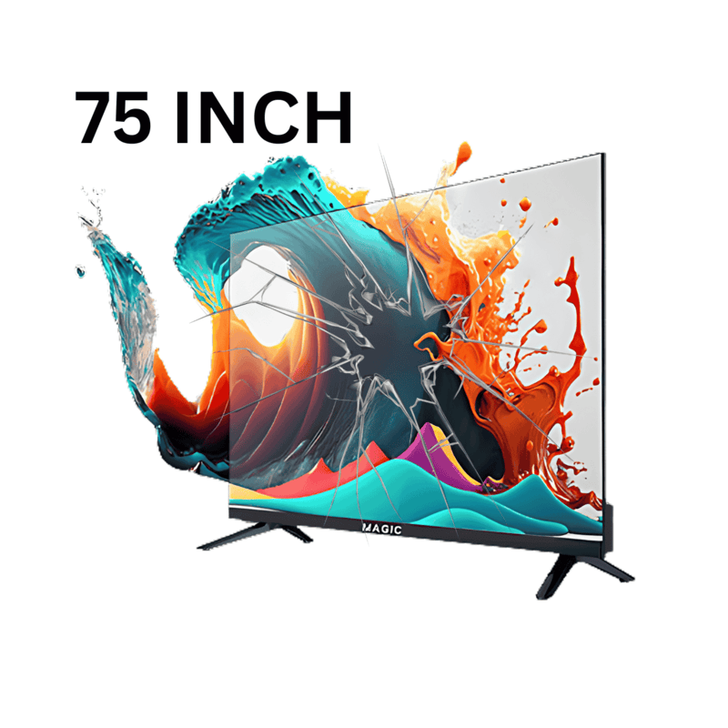75" FHD Anti-Break AI Smart TV Android Bluetooth Dolby |MAGIC