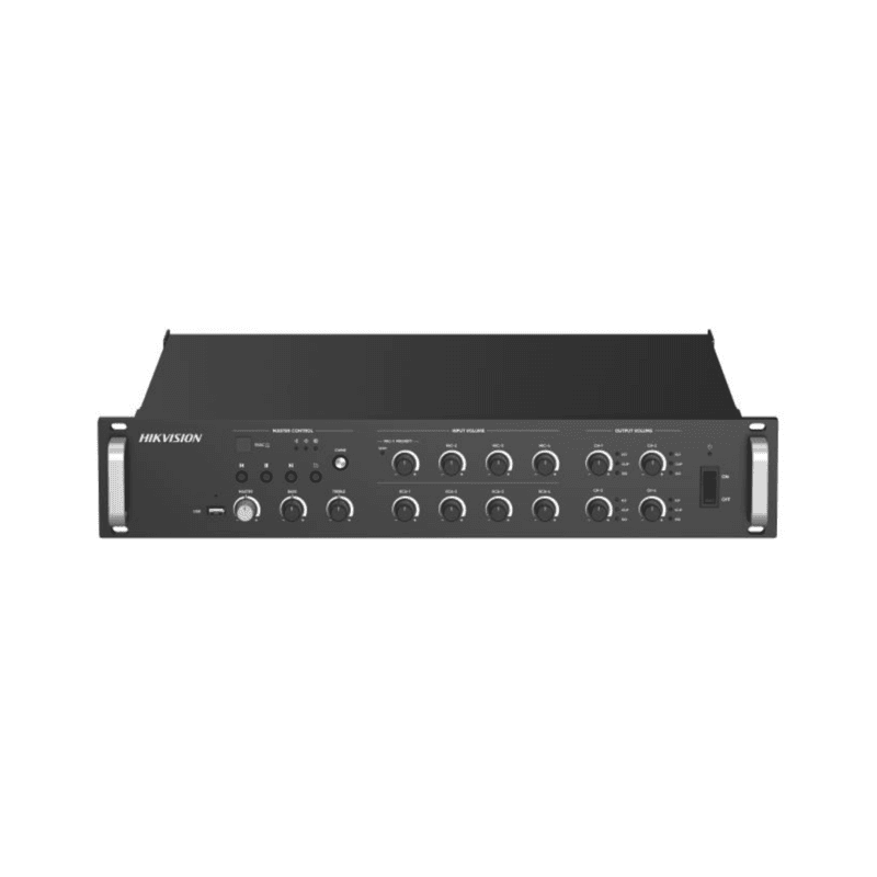 HIKVISION 1000W 4-Zone Network Amplifier DS-QAZ1A1000G1-VB4