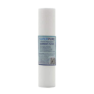 SUPERPURE 10 inch Melt Blown Sediment Filter - 1 Micron