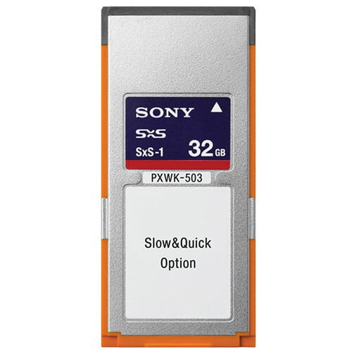 Sony - PXWK-503 - 120FPS Slow and Quick Motion Option For PXW-X500 Sony - PXWK-503 - 120FPS Slow and Quick Motion Option For PXW-X500