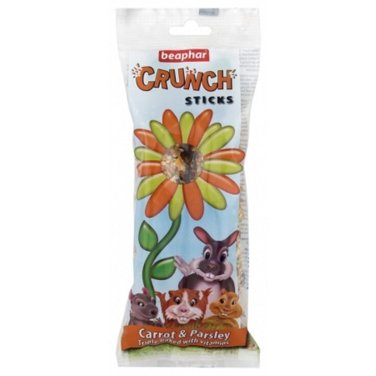 BEAPHAR CRUNCH STICK - CARROT & PARSLEY BEAPHAR CRUNCH STICK - CARROT & PARSLEY