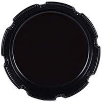 Black Plastic Ashtray 8 notches 4 1/4" x 1 3/4" - 12/Pack Black Plastic Ashtray 8 notches 4 1/4" x 1 3/4" - 12/Pack