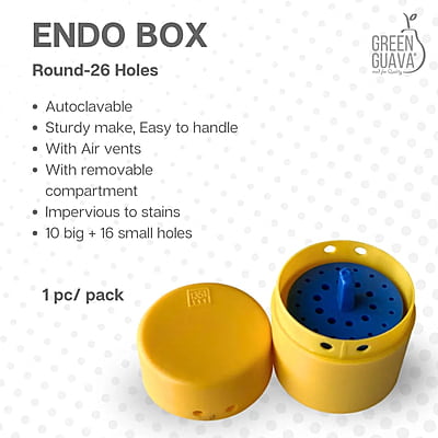 Endo Box Round-26 Holes Endo Box Round-26 Holes