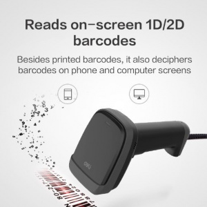 DELI 14952 BARCODE SCANNER 1D & 2D