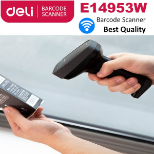 DELI 14953W BARCODE SCANNER 1D WIRELESS DELI 14953W BARCODE SCANNER 1D WIRELESS
