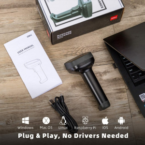 DELI 14953W BARCODE SCANNER 1D WIRELESS DELI 14953W BARCODE SCANNER 1D WIRELESS