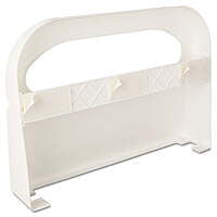 Hospeco Health Gards Toilet Seat Cover Dispenser, Half-Fold, 16 x 3.25 x 11.5, White - 2/Case