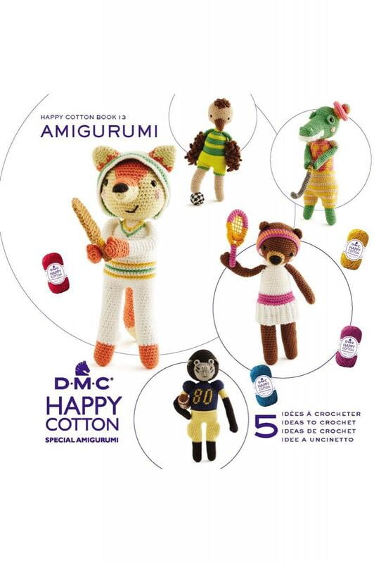 Animaletti Sportivi - DMC Happy Cotton Book nr. 13 Animaletti Sportivi - DMC Happy Cotton Book nr. 13