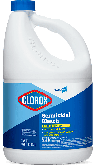 Clorox Commercial Germicidal Bleach 121 oz- 3/Case Clorox Commercial Germicidal Bleach 121 oz- 3/Case