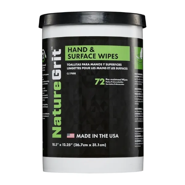 NatureGrit™ Wipe Hand & Surface Canister - Case of 6