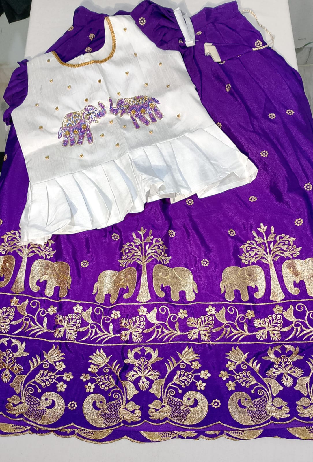 C211: Ready To Ship Beautiful Kids Lehenga Set