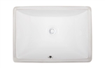 Rectangle Vanity 1611 - White Rectangle Vanity 1611 - White