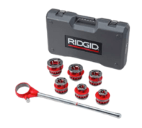 RIDGID, 36475, Exposed 6 Ratchet Threader Set, Model 12-R Ratcheting Pipe Threading Set RIDGID, 36475, Exposed 6 Ratchet Threader Set, Model 12-R Ratcheting Pipe Threading Set