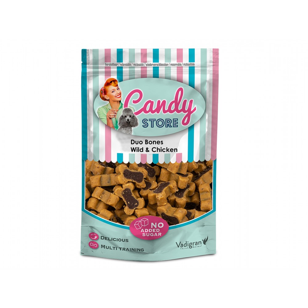 Vadigran Candy Duo Bones Game Meat & Chicken 180g Vadigran Candy Duo Bones Game Meat & Chicken 180g