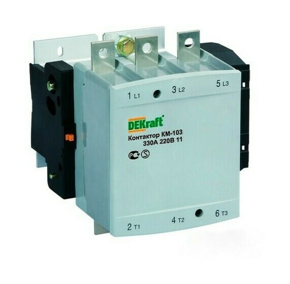 22159DEK Контактор КМ103-265А-380В-11 22159DEK Контактор КМ103-265А-380В-11