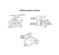 Scully, 07720, SJ-6S, Thermistor Socket, API Thermistor Standard, 8 Pin