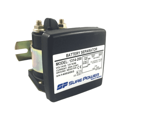 Sure Power, 1314-200, 12-Volt 200-Amp, Sure Power Battery Separator Sure Power, 1314-200, 12-Volt 200-Amp, Sure Power Battery Separator