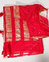 D190: Ready To Ship Beautiful Saree With Stitched Blouse