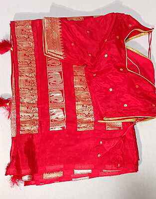 D190: Ready To Ship Beautiful Saree With Stitched Blouse
