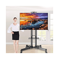 Roller TV Stand Display Up to 65" MODEL YD1500 | BRACKETS