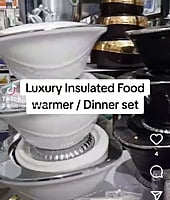 LUXURY INSULATED FOOD WARMER 3 PIECES SET