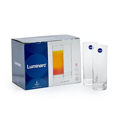 ISLANDE 31CL طقم كاسات عصير لومينارك  6 كاسات