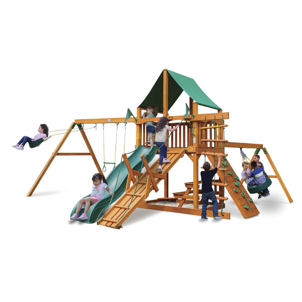 Frontier w/ Deluxe Green Vinyl Canopy