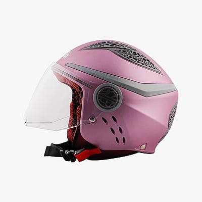STEELBIRD SBH-26 BELLA GLOSSY PALE PURPLE C/V (L)