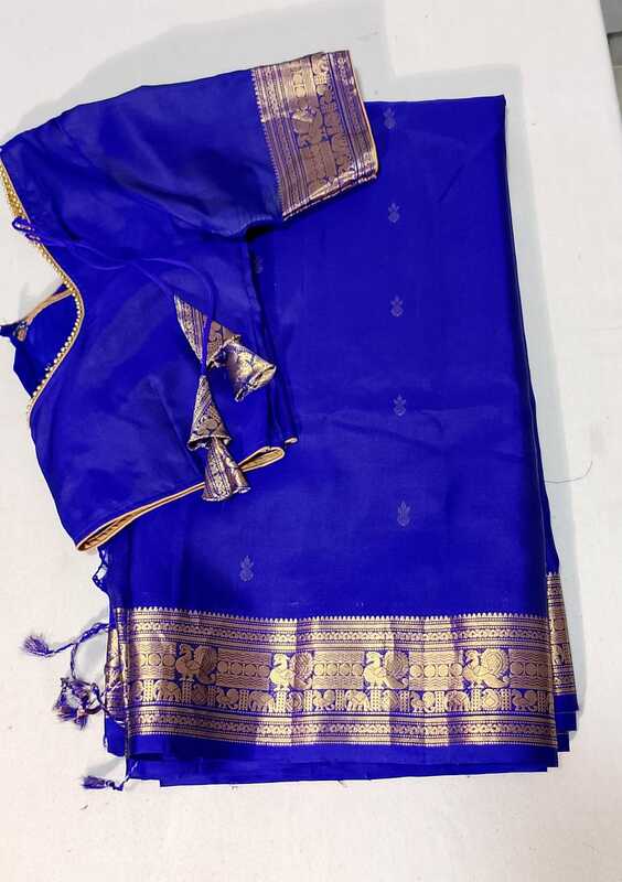D09: Ready To Ship Beautiful Kanchipattu Saree With Stitched Blouse D09: Ready To Ship Beautiful Kanchipattu Saree With Stitched Blouse