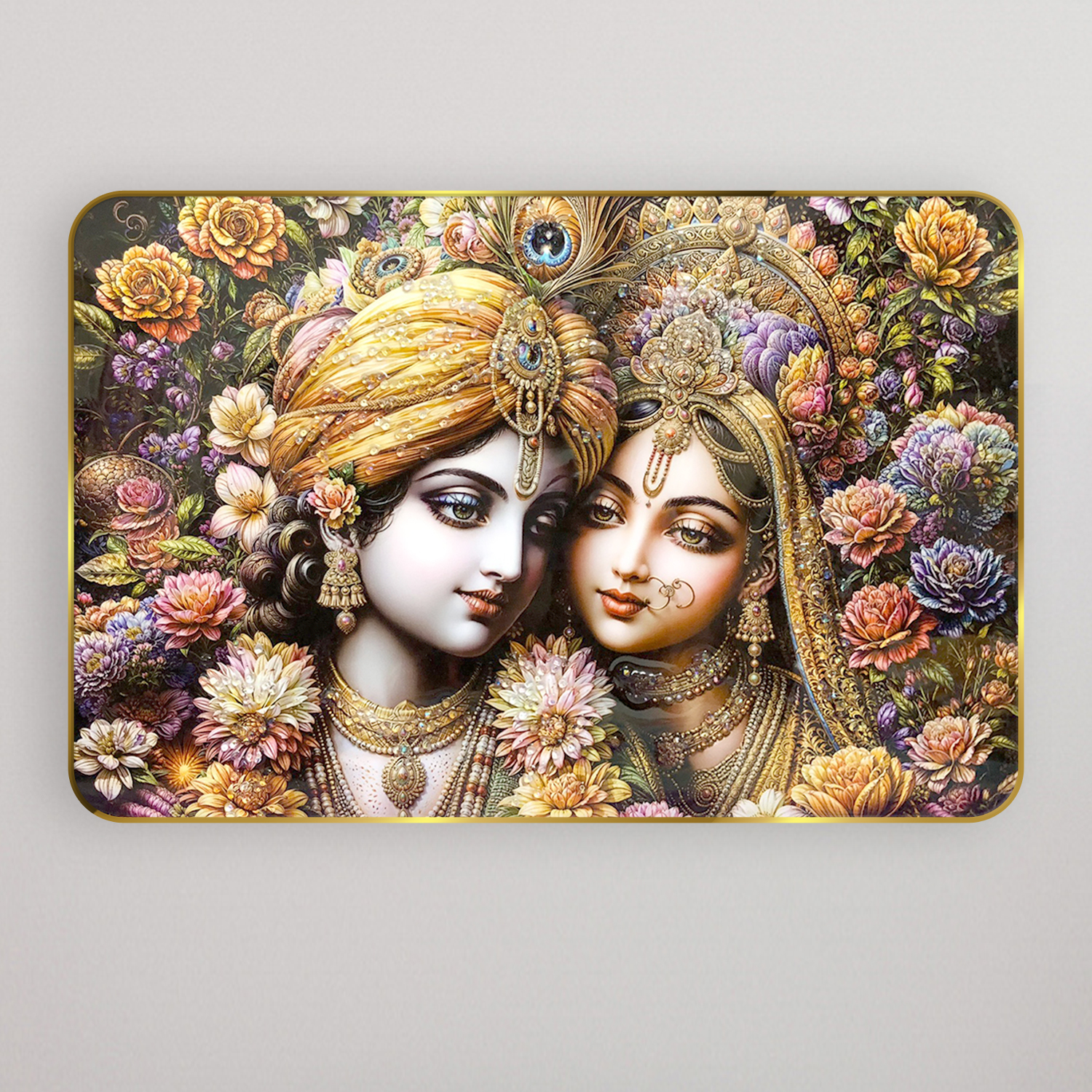 Radha Krishna Wall Painting (12x18 inch) Radha Krishna Wall Painting (12x18 inch)