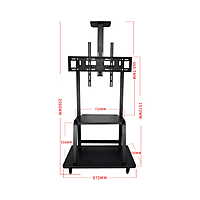 Heavy Duty Bracket Standing Trolley TV MODEL YD1800 | BRACKETS
