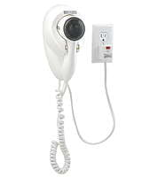 Hamilton Beach Wall-Mount Hair Dryer White 1500 Watts Hamilton Beach Wall-Mount Hair Dryer White 1500 Watts