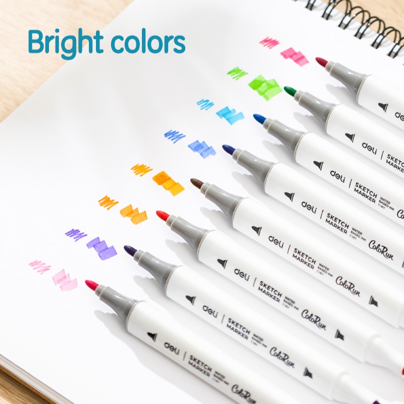 DELI C187-36 SKETCH MARKERS COLORUN 36/s