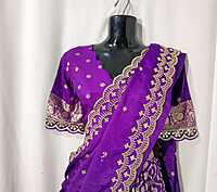 K216: Beautiful Ready To Ship Paithani Dola Silk Lehenga