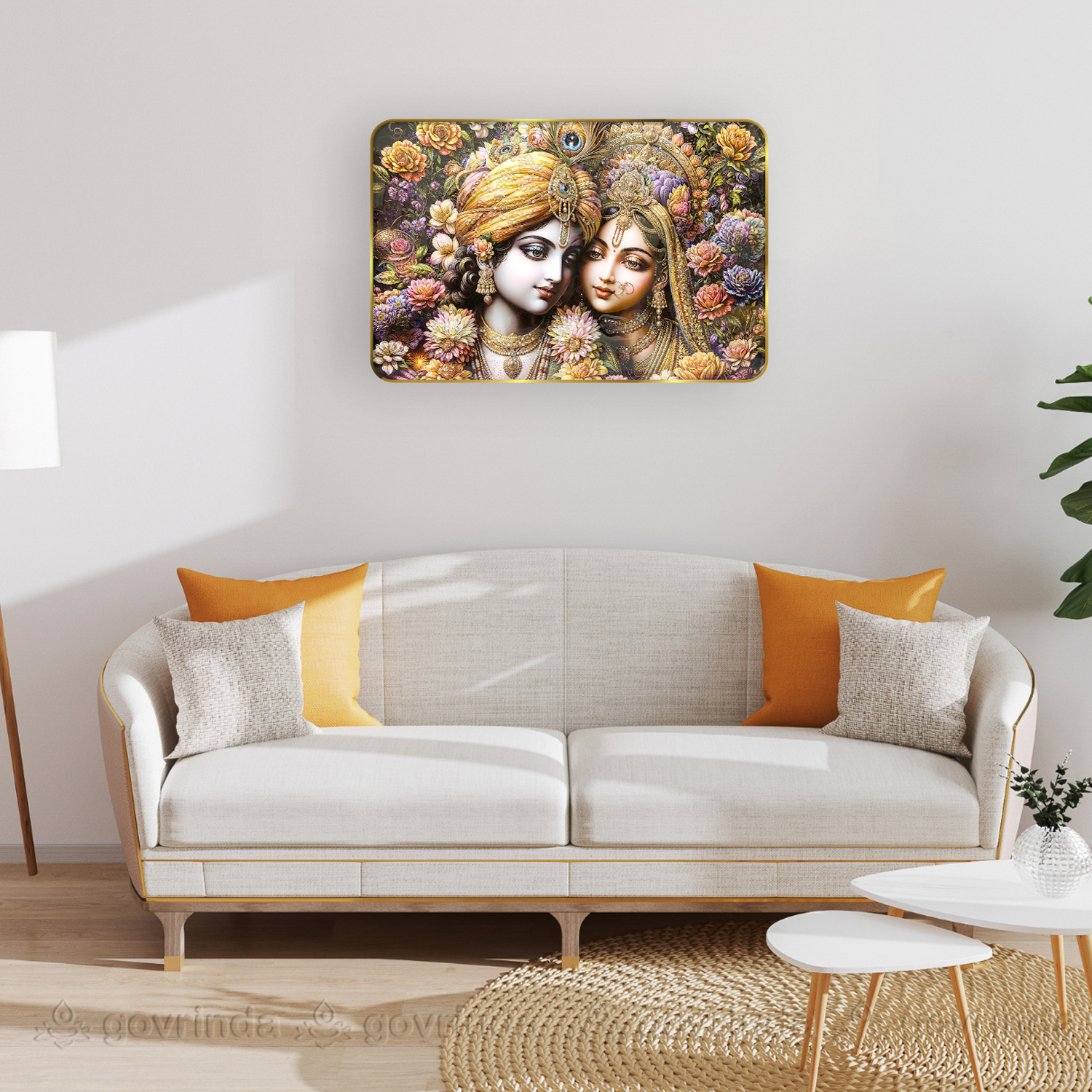 Radha Krishna Wall Painting (12x18 inch) Radha Krishna Wall Painting (12x18 inch)