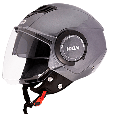STUDDS ICON GUN GREY D/V (L)