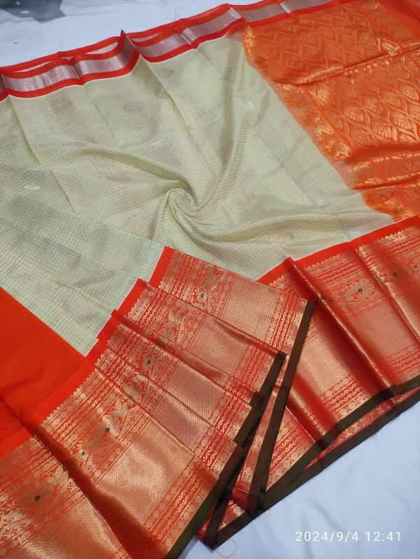M1247:Pure handloom kuppadam silk saree with stitched blouse M1247:Pure handloom kuppadam silk saree with stitched blouse