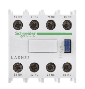 Schneider , LADN22, Electric Tesys Auxiliary Contact Block, Front mount Aux contact 2NO + 2NC
