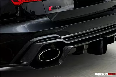 Audi RS6 C8 / RS7 Quattro IMP Performance Carbon Fiber Rear Diffuser | LED & Reflector Panels Audi RS6 C8 / RS7 Quattro IMP Performance Carbon Fiber Rear Diffuser | LED & Reflector Panels