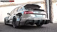 2013–2018 Audi RS6 Avant BKSS Style Roof Spoiler | Carbon Fiber Rear Aero Add-On