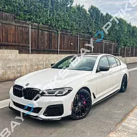 FD Style Gloss Black Front Lip Splitter – Fits BMW G30 530i 540i M550i M Sport LCI (2021–2023)